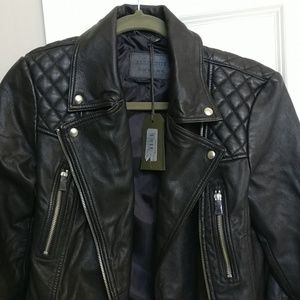 All Saints biker leather jacket